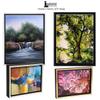 Creative Mark Illusions Floater Frame For 3/4" Deep Canvases - 12x12 White - No Glass or Backing - Wood Composite Floating Illusion Frame for Canvas Paintings- With Hanging Hardware view 4