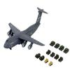 Pit Road 1/700 Skywave Series US Air Force Aircraft Set 3 Plastic Model S55: 2 C-5M Transport Machines, Decals, Assembly Required, Unpainted, 5 x 6 x 3 cm, Ages 96+, Unisex, Children view 1