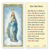 Christian Brands Catholic Holy Cards - Laminated Inspirational Prayer Card with Gold Foil Embossing, 25-Count, Mary, Queen of Heaven view 1