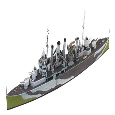 Aoshima 1/700 Scale British Heavy Cruiser Kent - Plastic Model Building Kit # 05673