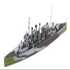 Aoshima 1/700 Scale British Heavy Cruiser Kent - Plastic Model Building Kit # 05673 view 1