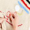 CRAFT COUNTY Multi Colors Option Stitch Embroidery Cotton Stitching Thread7 Meters Length, Pack of 2 Army Green view 2