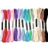 Choose Color Embroidery Thread Floss 1 5 10 30 50 100pcs Cross Stitch Threads, Friendship Bracelets Floss Crafts Floss - Pick Your own Colors (White, 50pcs) view 1