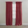 BrylaneHome Poly Cotton Canvas Back-Tab Panel - 48" W 63" L, Navy view 2