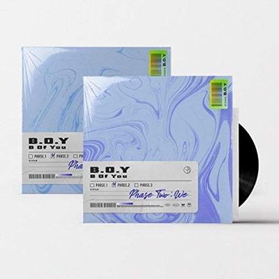B.O.Y(B Of You) Phase Two : We 2nd Mini Album Synergy Version CD+1p Poster+1p Folding Poster On Pack+68p PhotoBook+1p Post Card+1p Coaster+1p AR PhotoCard+Message PhotoCard SET+Tracking Kpop Sealed