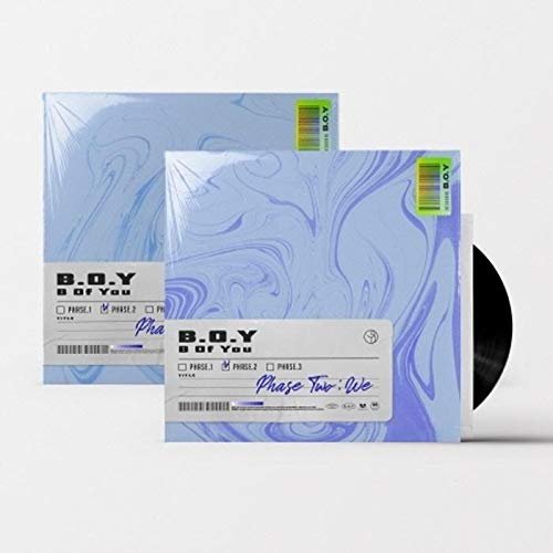 B.O.Y(B Of You) Phase Two : We 2nd Mini Album Synergy Version CD+1p Poster+1p Folding Poster On Pack+68p PhotoBook+1p Post Card+1p Coaster+1p AR PhotoCard+Message PhotoCard SET+Tracking Kpop Sealed
