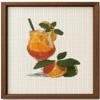 Pepita Needlepoint kit: Orange Crush Cocktail, 7" x 10" view 3