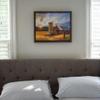 BARNWOODUSA | Rustic Barnwood Canvas Frame | For Oil Paintings & Wall Art | Natural Weathered Gray | 18" x 24" view 2