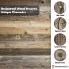 BARNWOODUSA | Rustic Barnwood Canvas Frame | For Oil Paintings & Wall Art | Natural Weathered Gray | 12" x 36" view 4