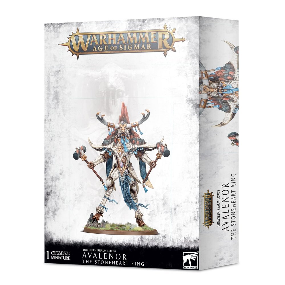 Warhammer: Age of Sigmar - Lumineth Realm-Lords Avalenor, The Stoneheart King