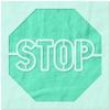 Stencil Stop Stop Sign Inverse Stencil - Reusable for DIY Projects, Painting, Drawing, Crafts - 14 Mil Mylar Plastic (18 x 18 inches) view 1