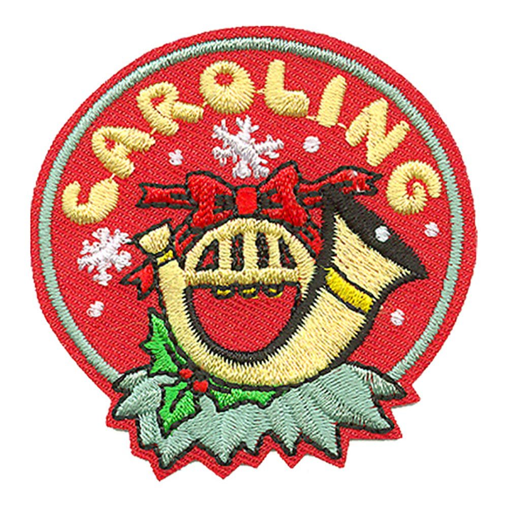 12 Pieces 2" Activity Scouts Applique Fun Patch - Caroling (ADV-S-S-3558)