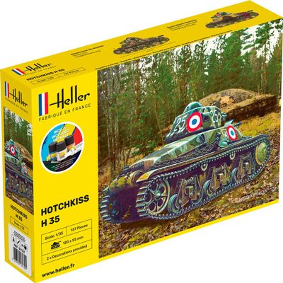 heller Model Military Tank Hotchkiss H35-1/35 57132