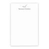 Modern Womens Monogrammed Notepad with Initials, Personalized Notepad with Name and Monogram Letter Writing Paper, Personalized Stationary Paper and Envelopes Set for Women, 5.5 x 8.5in, 50 Sheets view 1