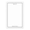 Initial Monogrammed Notepad for Men or Women, ONE Notepad Mens Monogrammed Notepad with Initials, Personalized Notepad Set for Women and Men, Monogrammed Letter Writing Paper, 5.5 x 8.5, 50 Sheets view 1