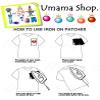 Umama Patch Set of 3 Cute Pink Flamingo Craft Fabric Tropical Zoo Flamingo Bird Animal Cartoon retro fun embroidered applique iron on patch for Backpacks Jeans Jackets T-Shirt Clothing view 4