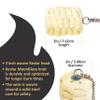 FIRE MECCA Fire Poi Set 3 Inch Woven Kevlar MoonBlaze Heads Set of 2 Custom Length Twist Link Chain Flow, Spinning, Circus, Dance Prop for Festivals & Performances view 2