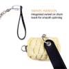 FIRE MECCA Fire Poi Set 3 Inch Woven Kevlar MoonBlaze Heads Set of 2 Custom Length Twist Link Chain Flow, Spinning, Circus, Dance Prop for Festivals & Performances view 4