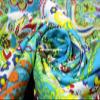 Voile Handblock Fabric for Floral Paisely Cotton Sewing,Crafting, Dressmaking, Running Natural Dye Sanganeri Indian Floral Print Fabric by The Yard Width 44 Inches (Turquoise, 10 Yard) view 2