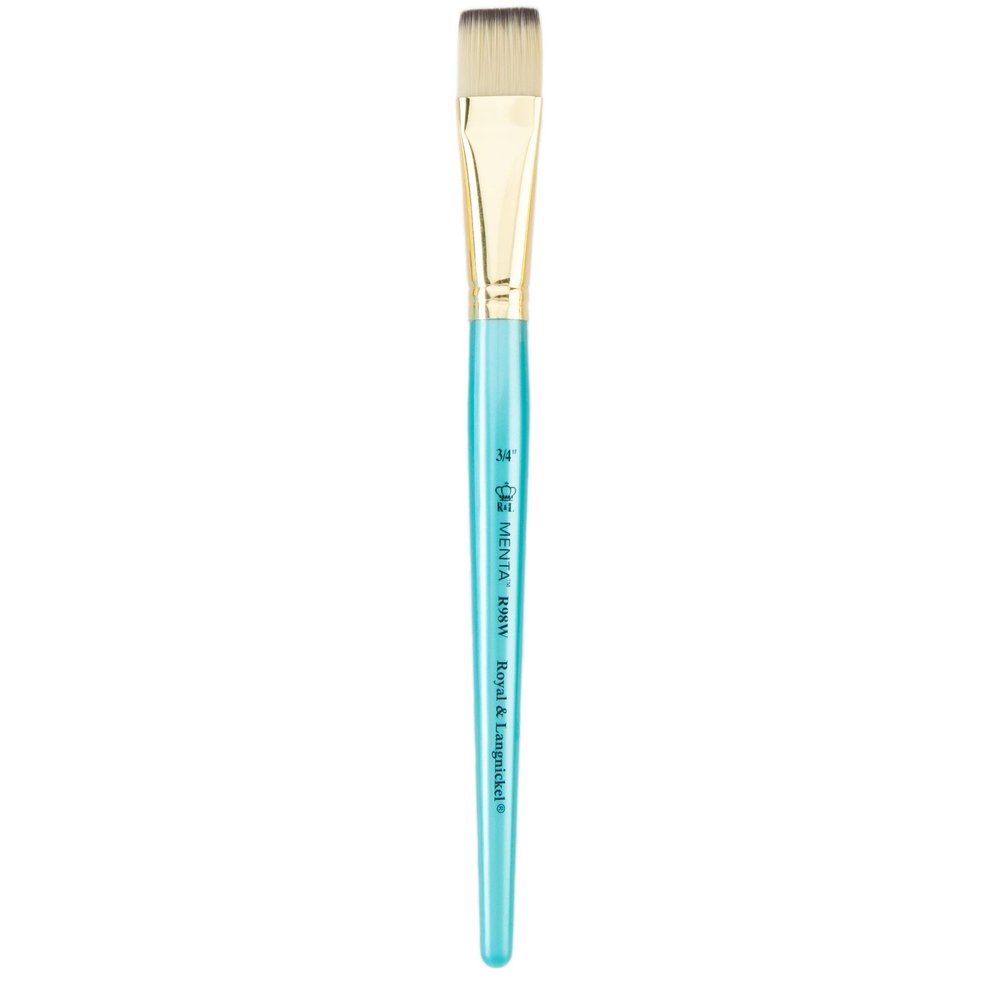 Menta Synthetic Blend Wash Brush - 1"