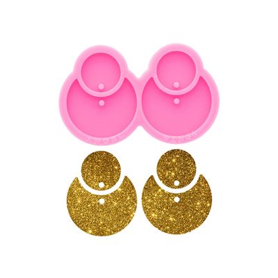 Earring Resin Mold Silicone Earring Molds Bohemian Drop Dangle Resin Earring Mold Fashion Jewelry Necklace Resin Silicone Molds for Women