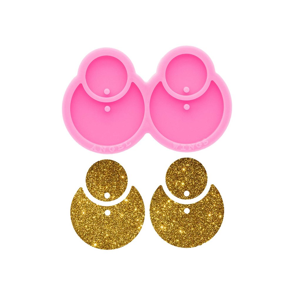 Earring Resin Mold Silicone Earring Molds Bohemian Drop Dangle Resin Earring Mold Fashion Jewelry Necklace Resin Silicone Molds for Women