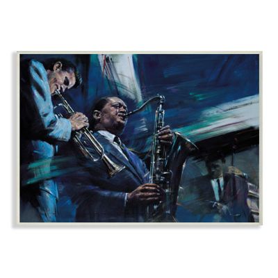 Stupell Industries Abstract Instrumental Musicians Blues Jazz Traditional