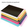 DUOER 20pcs A4 Pearl Paper DIY Card Making Paper Iridescent Paper Wrapping Paper Craft Paper Pure Color Pearl Paper Kraft Card pape (Color : Mix Color) view 2