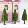 BESPORTBLE 15 Pcs Green Scenery Landscape Model Cedar Trees (5pcs 1:150, 5pcs 1:100, 5pcs 1:200) view 2