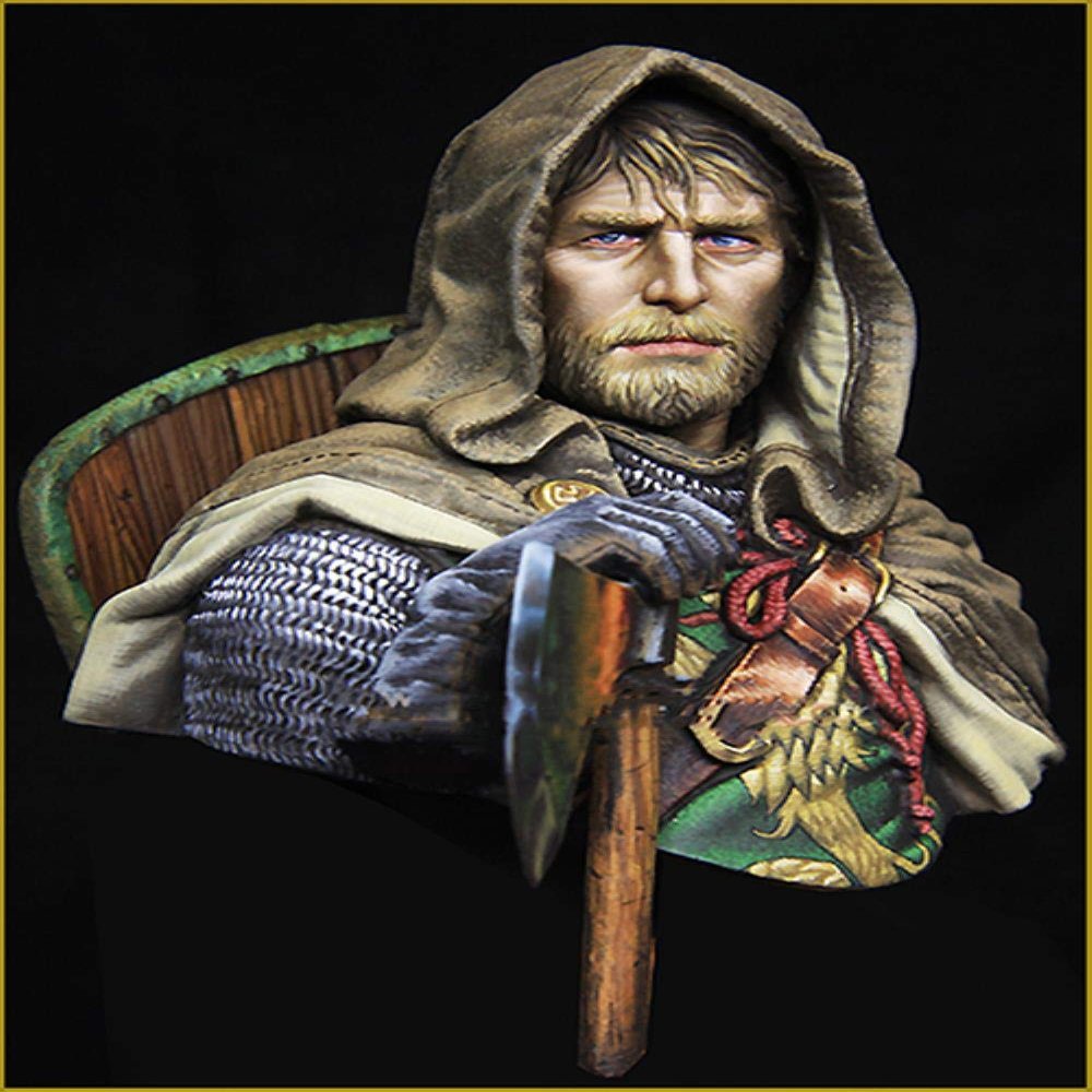 XINGCHANG 1/10 European Kinght Ancient Bust Toy Resin Model Miniature Kit Unassembly Unpainted