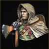 XINGCHANG 1/10 European Kinght Ancient Bust Toy Resin Model Miniature Kit Unassembly Unpainted view 2