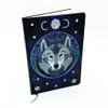 Crystal Art Diamond Painting Notebook - Lunar Wolf - Create a Sparkling Notebook Cover Using Crystals - for Ages 8 and up view 2