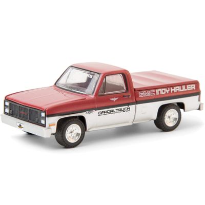 1985 GMC High Sierra Pickup Official Truck with Bed Cover 69th Annual Indianapolis 500 Mile Race GMC Indy Hauler 1/64 Diecast Model Greenlight 30202