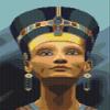 Cross Stitch Pattern Nefertiti PDF, Modern Counted Cute Easy Cross Stitch Chart for Beginners, Woman Egypt Cross Stitch Chart for Beginners, Materials are NOT Included! view 3