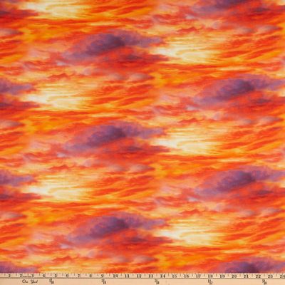 Windham Fabrics Digital Landscapes 5 O'Clock Somewhere Multi, Quilting Fabric by the Yard