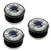 Toho One-G Beading Thread, 50 Yard Bobbin (Black - 3 Pack) view 1