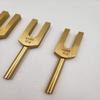 Yantra Gold Color Angel Crystal Tuning Forks - Gateway to Angelic Kingdom with Mallet and Velvet Pouch view 3
