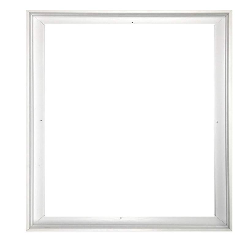 DIY Floating Frame for 16X20"/40.7X50.8cm Canvas,0.6-0.8"/1.5-2cm Deep.Picture Art Wall Dcor,Art Canvas White Frame,a Frame Kit,No Canvas Included