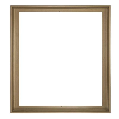 Querfun DIY Floating Frame for 16X20/40.7X50.8cm Canvas,0.6-0.8"/1.5-2cm Deep.Picture Art Wall Dcor,Art Canvas Brown Frame
