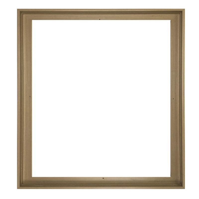 Querfun DIY Floating Frame for 16X20/40.7X50.8cm Canvas,0.6-0.8"/1.5-2cm Deep.Picture Art Wall Dcor,Art Canvas Brown Frame