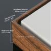 Querfun DIY Floating Frame for 16X20/40.7X50.8cm Canvas,0.6-0.8"/1.5-2cm Deep.Picture Art Wall Dcor,Art Canvas Brown Frame view 2