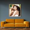 Querfun DIY Floating Frame for 16X20/40.7X50.8cm Canvas,0.6-0.8"/1.5-2cm Deep.Picture Art Wall Dcor,Art Canvas Brown Frame view 4