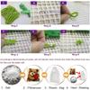 ZFFLYH DIY Rug Crochet Yarn Kits, Needlework Latch Hook Kit Christmas Printed Color Canvas Crafts Embroidery Crochet for Kids Adults Beginners, Snowman 52X38CM view 3