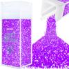 Hemway Craft Glitter Shaker 130g / 4.6oz Glitter for Arts, Crafts, Resin, Tumblers, Painting, Decoration, Festival - Chunky (1/40" 0.025" 0.6mm) - Fluorescent Purple view 1