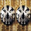 HILASON Set of 4 Western Screw Back Concho1 Cross Gun Black Saddle Headstall Bling Cowgirl 1.5 inch | Slotted Conchos view 2