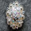 HILASON Set of 32 Western Screw Back Concho Crystals Breast Cancer Headstall Bling Cowgirl | Slotted Conchos view 2