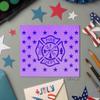 Maltese Cross Fire Department Flag Stencil - Ignite Your Creativity: Reusable & Durable - Ideal for Crafts, Woodwork, Walls, Canvases, and Decor - Crafted with 10 mil Mylar view 2