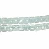 Beads Gemstone 1 Strand Natural 8 Inch Long Long Aquamarine Smooth flattened Squares. Approx. 8.25x8.25mm Code-HIGH-4293 view 1