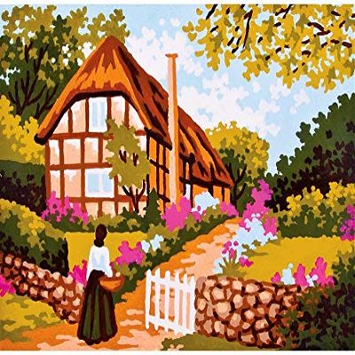 Collection D'Art Printed Canvas for Cross Stitch Tapestry Embroidery Gobelin Needlepoint (3298)