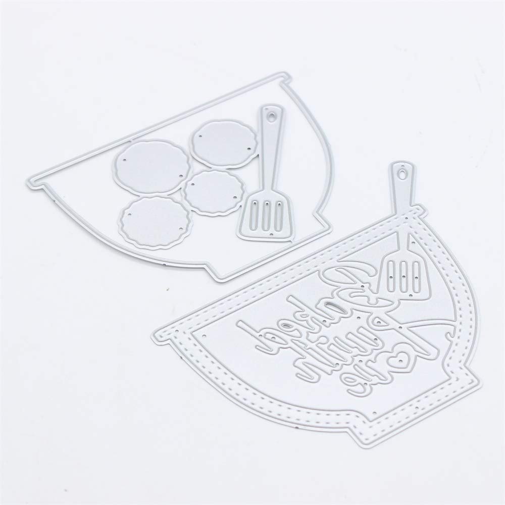 KSCRAFT Baked with Love Bowl Shaker Metal Cutting Dies Stencils for DIY Scrapbooking/Photo Album Decorative Embossing DIY Paper Cards